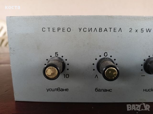 Стерео усилвател 2×5W, снимка 3 - Ресийвъри, усилватели, смесителни пултове - 46667105