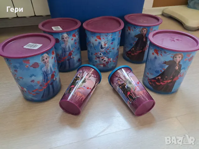 Tupperware топер Замръзналото Кралство, снимка 4 - Кутии за храна - 50123668