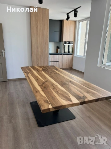 Маса от масив орех, снимка 10 - Маси - 53541669