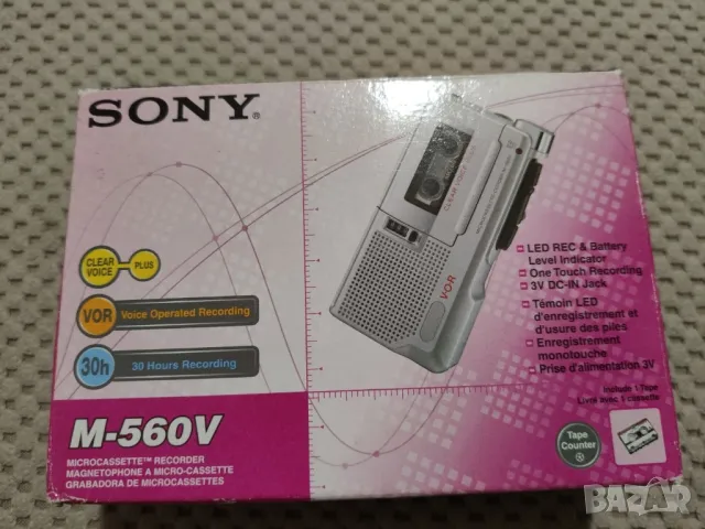 Диктофон Sony M560V, снимка 1 - Друга електроника - 48187422