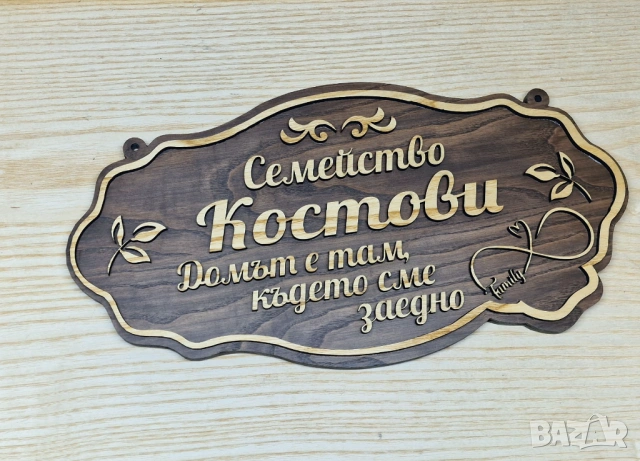 🌟Табели по поръчка с надпис ваш текст за врата персонални, снимка 4 - Декорация за дома - 53466671