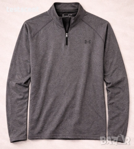 Under Armour мъжка блуза XL & XXL 2XL отлично състояние в сиво, снимка 2 - Спортни дрехи, екипи - 54085306