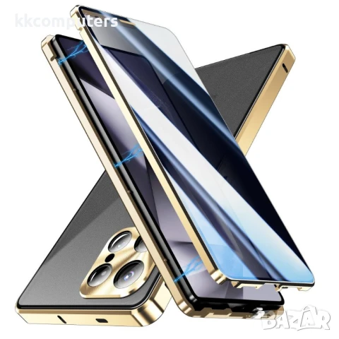 Samsung Galaxy S25 Ultra Калъф Anti-Spy със Закалено Стъкло и Магнитно Закопчаване + Протектор, снимка 2 - Калъфи, кейсове - 50488807