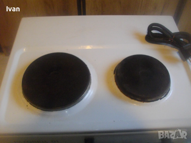 Българска РАХОВЕЦ 01 Комбинирана ел. печка готварска от Соц НРБ 1985г. с мощност 3680W, снимка 4 - Печки, фурни - 53419898