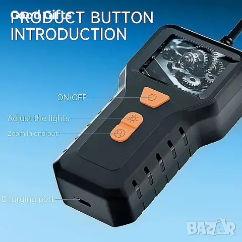 HD ендоскоп с 5 метра кабел и 2-инчов дисплей, снимка 6 - Други стоки за дома - 50188817