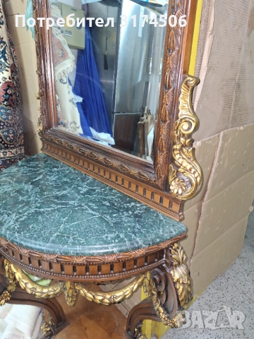 Конзола с огледало внос от Гърция , снимка 14 - Огледала - 52893361