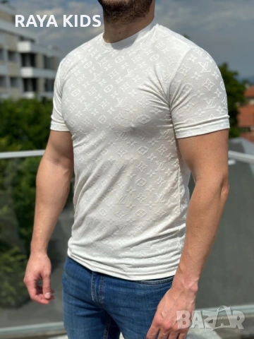 Мъжки тениски от пресован памук, снимка 2 - Тениски - 53711310
