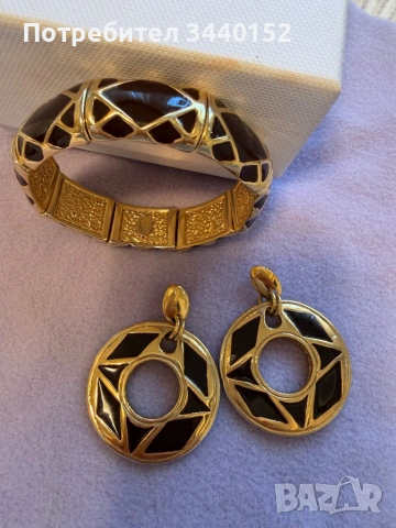 Комплект бижута Passavinti – гривна и обеци, с кутия, снимка 5 - Бижутерийни комплекти - 54156149