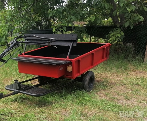 Карловско ремарке за мотофреза на Агротехника