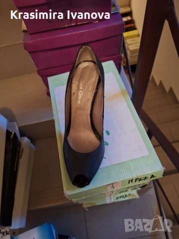 нови обувки естествен лак 