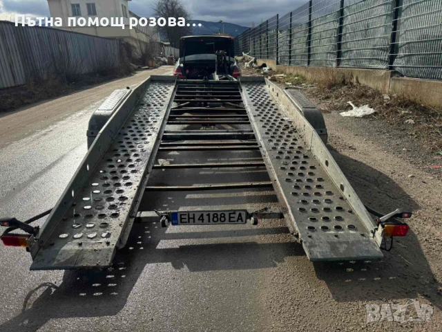 Платформа за автомобили под наем с хидравлично повдигане | София, снимка 2 - Ремаркета - 53841499
