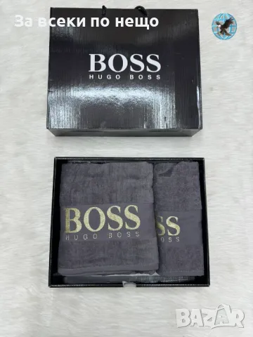 Hugo Boss🔝Gucci Луксозни Хавлии - 2бр. в кутия - Налични Различни Цветове Код D2158, снимка 9 - Хавлиени кърпи - 49423646