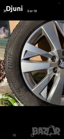 Peugeot R17 оригинални джанти с гуми 215/65R17 , снимка 2 - Гуми и джанти - 53754943