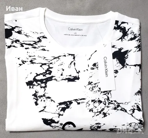 Нови оригинални фланелки CALVIN KLEIN - 100% памук - L, снимка 6 - Тениски - 49733045