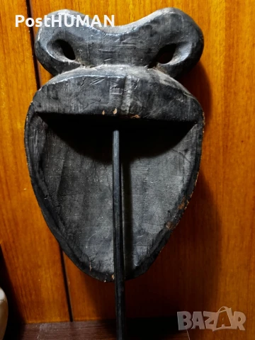Африканска маска Бауле, снимка 5 - Антикварни и старинни предмети - 51072100