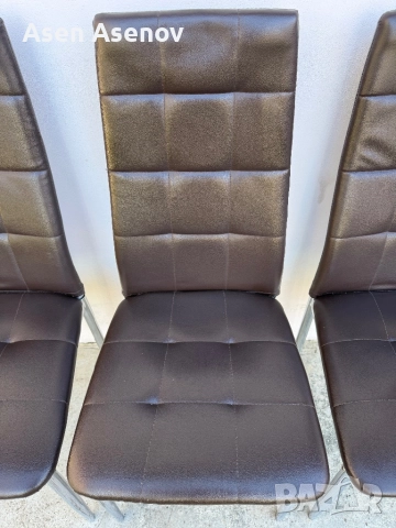 Кожени столове, снимка 2 - Столове - 52927089