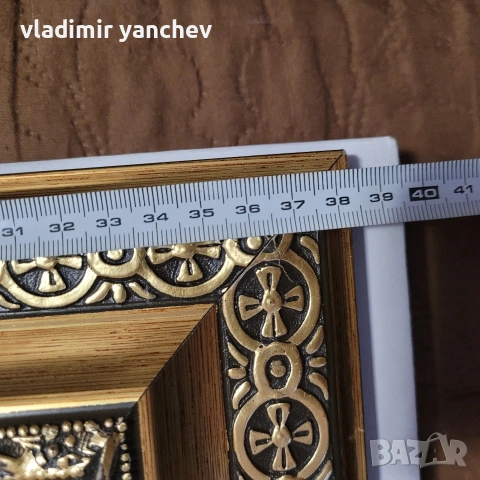 сребърна икона свети Георги , снимка 4 - Подаръци за кръщене - 53682299