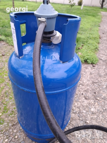 газова бутилка пропан бутан с немски редуцир вентил 