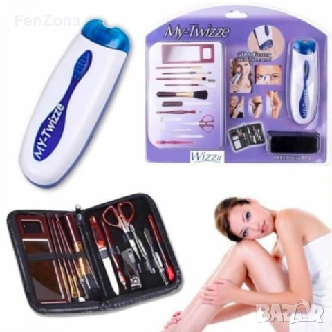 Мини епилатор Wizzit + органайзер с принадлежности, снимка 4 - Епилатори - 54118407