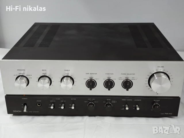 стерео усилвател Hi-Fi DENON PMA-850, снимка 4 - Ресийвъри, усилватели, смесителни пултове - 51048158