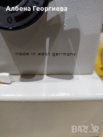 Метална шевна машина MEISTER AUTOMATIC - W .GERMANY-  95 W , снимка 4 - Шевни машини - 53685942
