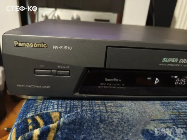 Panasonic NV-FJ610 - vhs видео, снимка 1 - MP3 и MP4 плеъри - 48553109