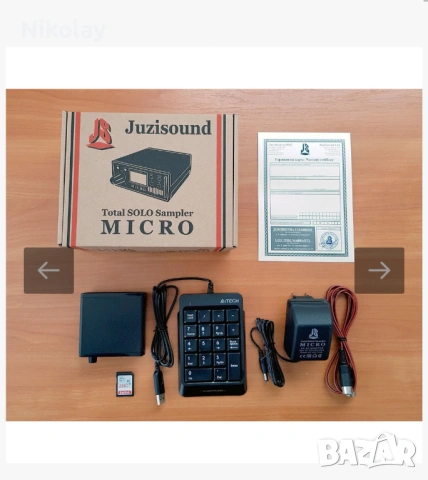 Продавам  Juzisound Total SOLO Sampler MICRO , снимка 3 - Синтезатори - 54295385
