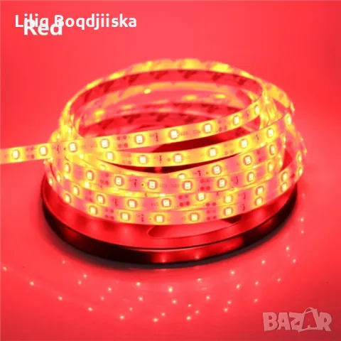 Лента с RGB LED диоди и дистанционно управление 5 метра, снимка 4 - Лед осветление - 48832005