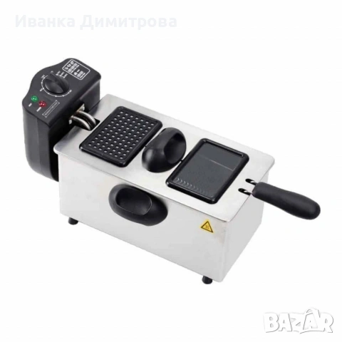 Електрически фритюрник Royalty Line RL-EFT2000, 3 литра, 2000W, снимка 3 - Фритюрници - 53118054