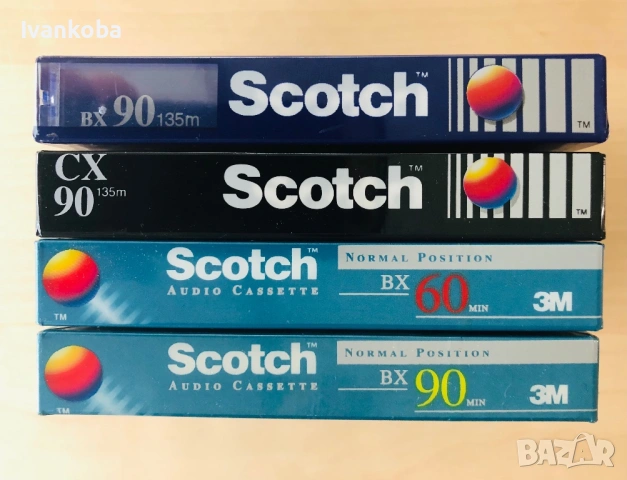 Нови аудио касети Scotch, снимка 2 - Аудиосистеми - 53284789