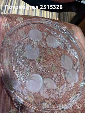 красив баварски поднос за торта, снимка 4 - Антикварни и старинни предмети - 53468277