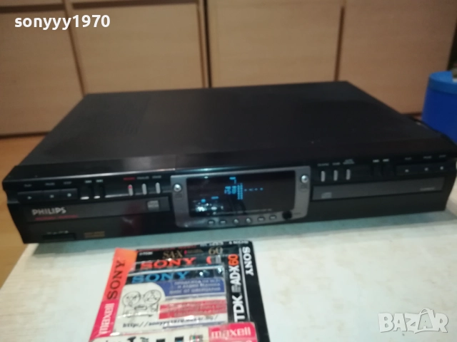 PHILIPS CDR765/00 RECORDER & PLAYER CD 1309251956, снимка 2 - Ресийвъри, усилватели, смесителни пултове - 51704042