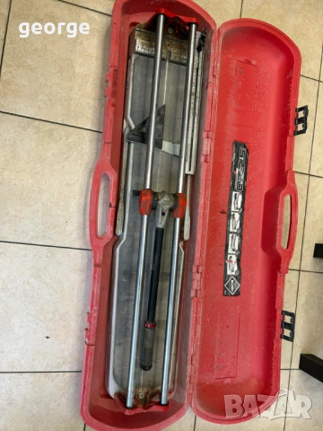 Ръчна машина за рязане на плочки Rubi, снимка 10 - Триони и циркуляри - 53511516