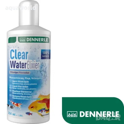 "ПРОМОЦИЯ" Dennerle Clear Water Elixier 250 мл, снимка 1 - Оборудване за аквариуми - 48935097