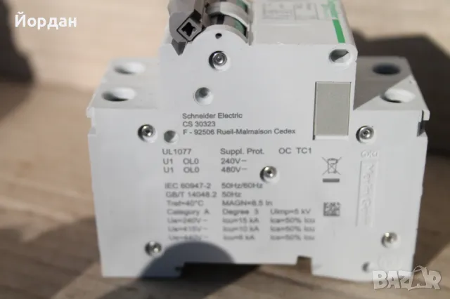 Автоматичен предпазител ''C16 Schneider'', снимка 5 - Друга електроника - 49169339