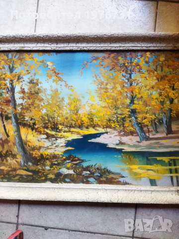 Картина - Есен гваш- темпера, снимка 2 - Картини - 51806240