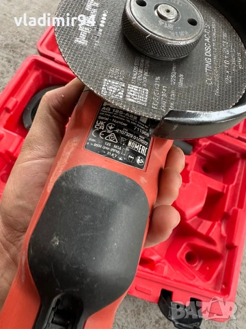 Hilti AG 125-A22 безчетков ъглошлайф, снимка 5 - Ъглошлайфи - 53221850