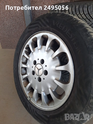 Джанти за Mercedes-Benz 16 цола, снимка 3 - Гуми и джанти - 53937907
