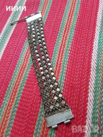 Сребърна гривна верижка 2, снимка 2 - Антикварни и старинни предмети - 52571519