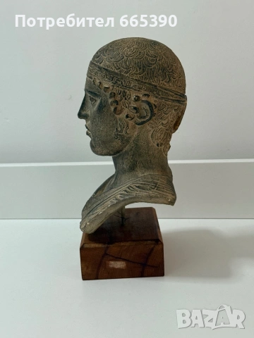 Керамичен бюст на Колесничаря от Делфи, снимка 4 - Други ценни предмети - 54099868