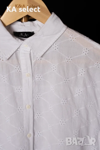 Риза с английска бродерия, снимка 1