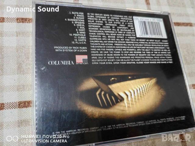 ОРИГИНАЛНИ СД НА System of a Down по  8€, снимка 4 - CD дискове - 53477045