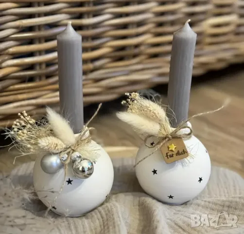 Молд свещник коледна топка 