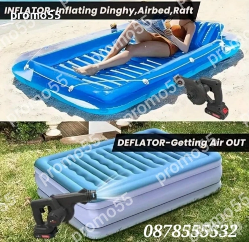 2в1 Безжична Духалка за Листа Прахосмукачка за Прах с Две Батерии 68Vf, снимка 10 - Градинска техника - 51515370