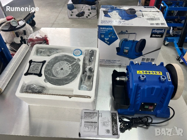 Машина за водно заточване Scheppach Tiger 5000s , снимка 3 - Други инструменти - 54043007