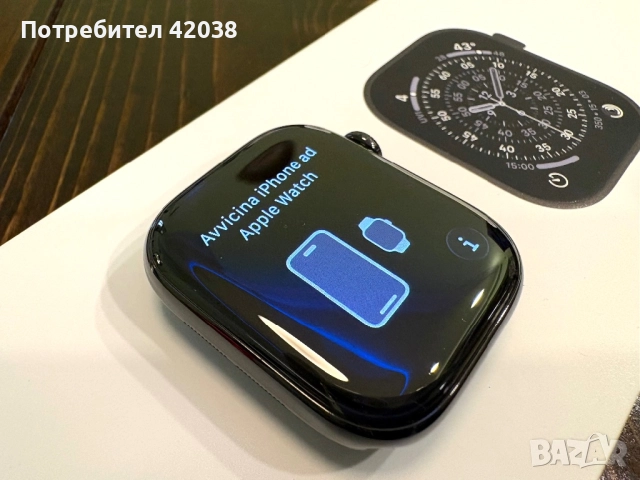 Apple Watch 11 42 mm титаний, снимка 9 - Смарт часовници - 52057307