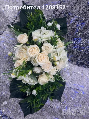 Сватбена украса за кола, кошница, бутониери, снимка 3 - Декорация за дома - 51979814