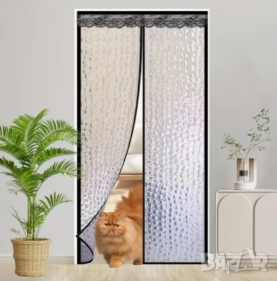 Магнитна термоизолационна завеса за врата, снимка 2 - Интериорни врати - 54122815