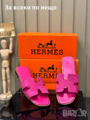 Дамски чехли Hermes - Различни цветове Код D408, снимка 9 - Чехли - 46637724