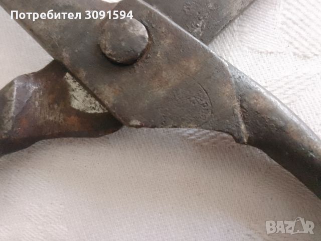 Стара ножица от ковано желязо Аймара регион Южна Америка, снимка 6 - Антикварни и старинни предмети - 45572833
